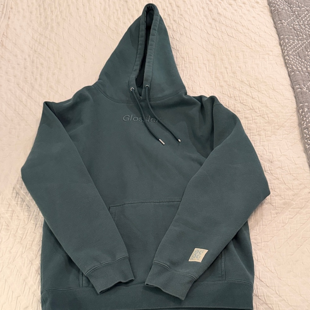 Glossier Teal Hoodie